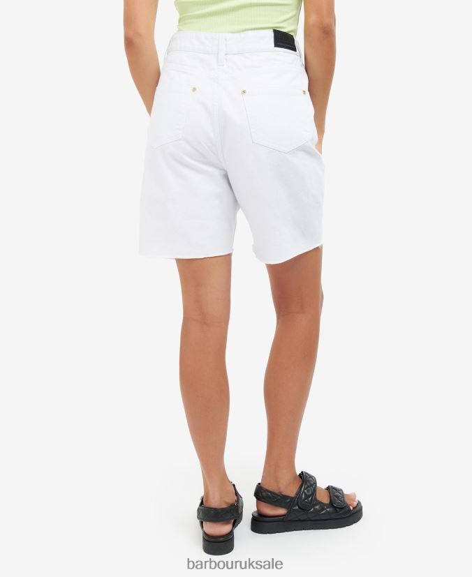Galica Shorts Barbour Women R08LB61788 Clothing Classic White