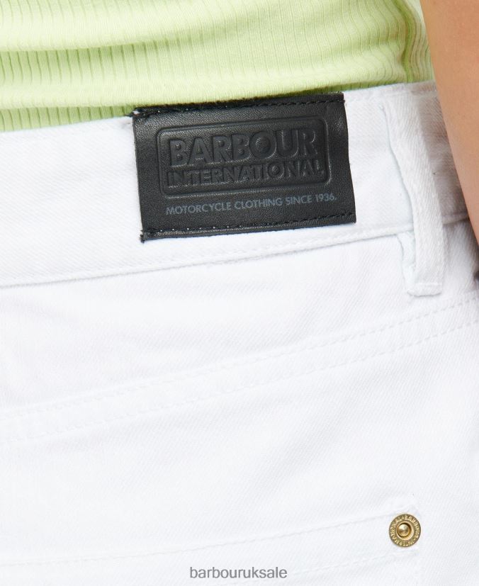 Galica Shorts Barbour Women R08LB61788 Clothing Classic White