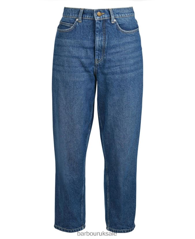 Moorland High-Rise Jeans Barbour Women R08LB61785 Clothing Original Wash