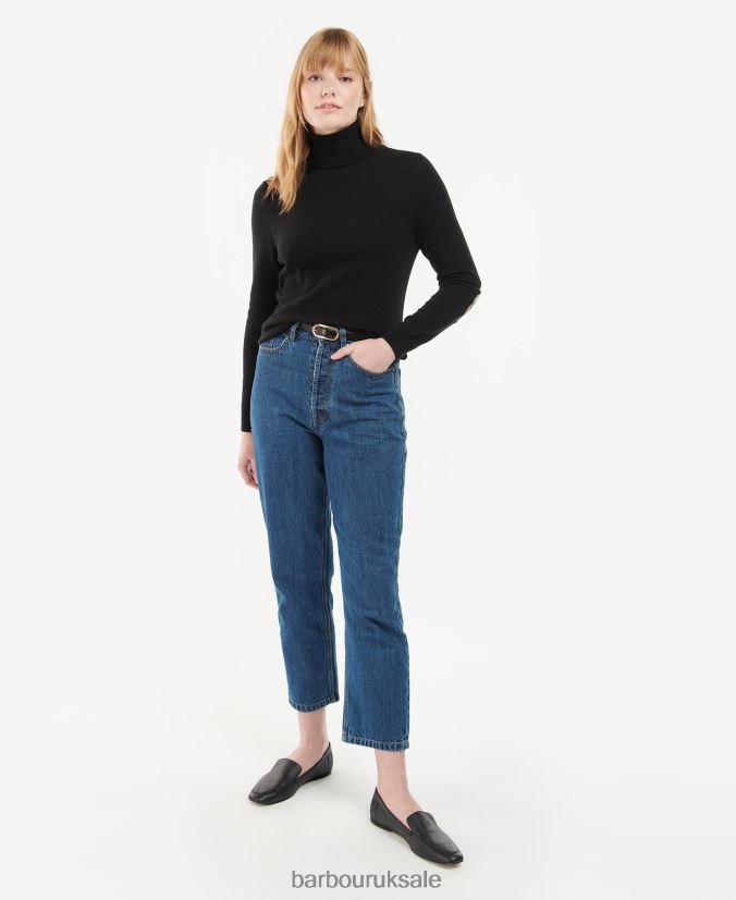 Moorland High-Rise Jeans Barbour Women R08LB61785 Clothing Original Wash