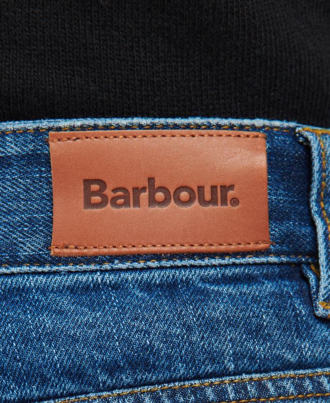 Moorland High-Rise Jeans Barbour Women R08LB61785 Clothing Original Wash