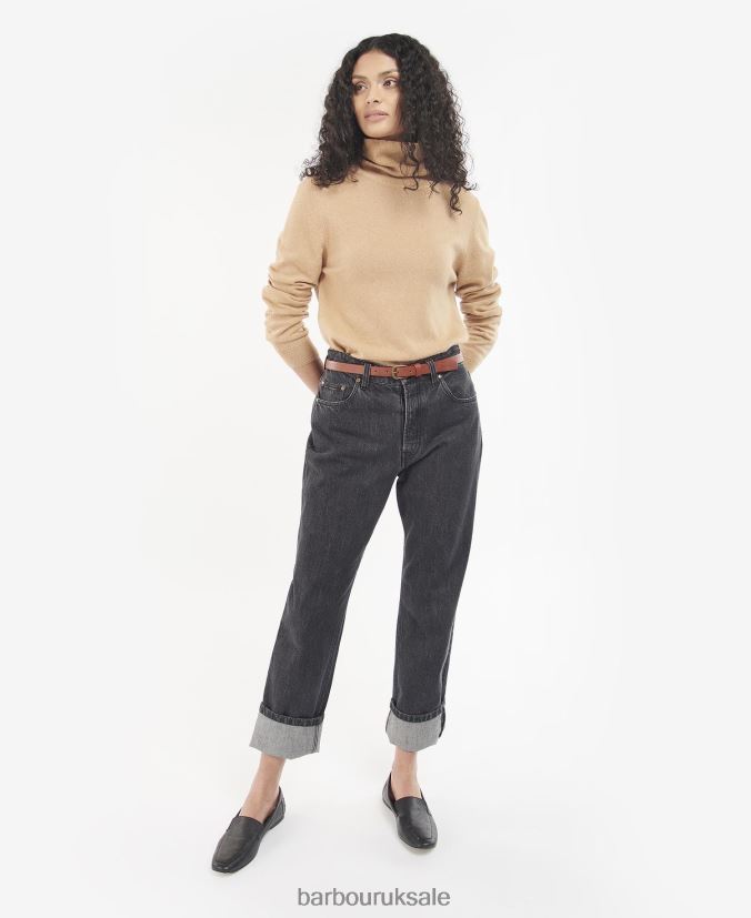 Moorland High-Rise Jeans Barbour Women R08LB61801 Clothing Original Wash