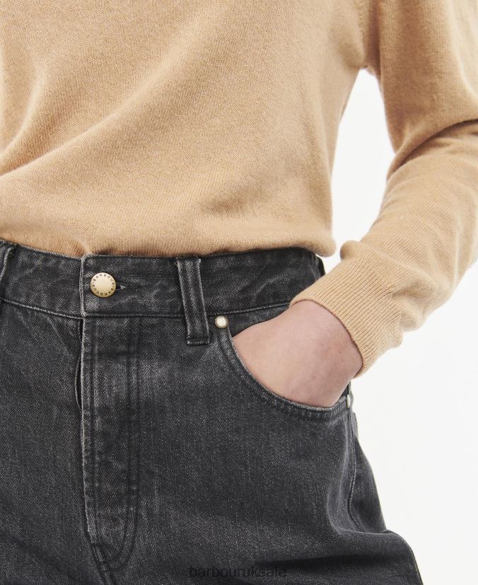 Moorland High-Rise Jeans Barbour Women R08LB61801 Clothing Original Wash