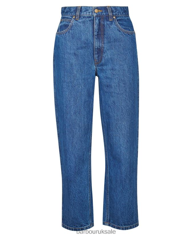 Westbury Barrel Leg Jeans Barbour Women R08LB61779 Clothing Ecru