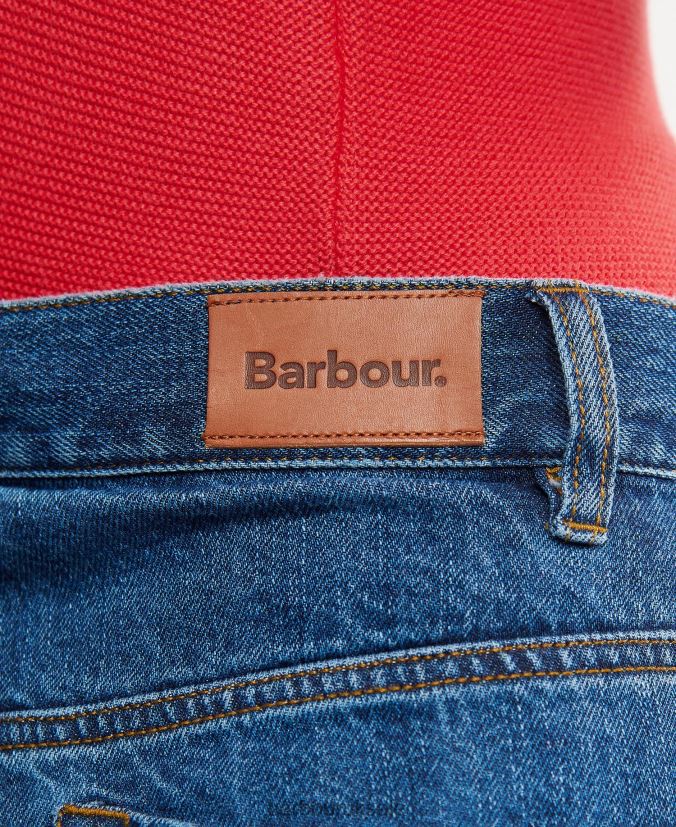 Westbury Barrel Leg Jeans Barbour Women R08LB61779 Clothing Ecru