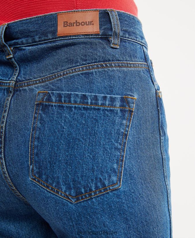 Westbury Barrel Leg Jeans Barbour Women R08LB61779 Clothing Ecru