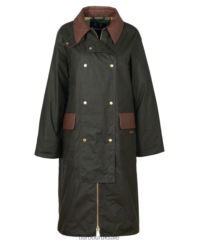 Bearden Waxed Jacket Barbour Women R08LB61371 Clothing Archive Olive/Ancient
