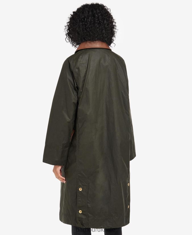 Bearden Waxed Jacket Barbour Women R08LB61371 Clothing Archive Olive/Ancient