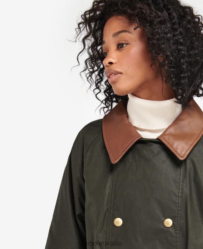 Bearden Waxed Jacket Barbour Women R08LB61371 Clothing Archive Olive/Ancient