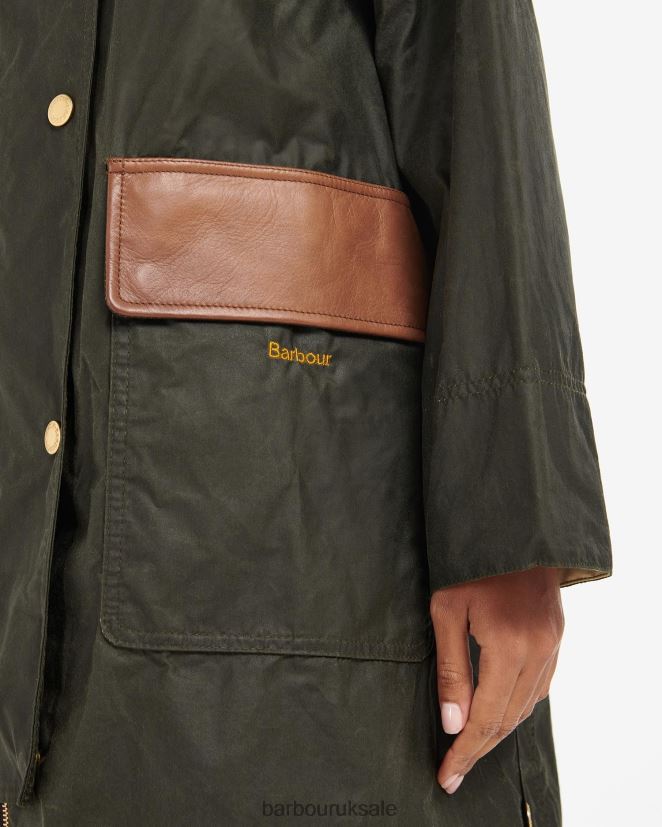 Bearden Waxed Jacket Barbour Women R08LB61371 Clothing Archive Olive/Ancient