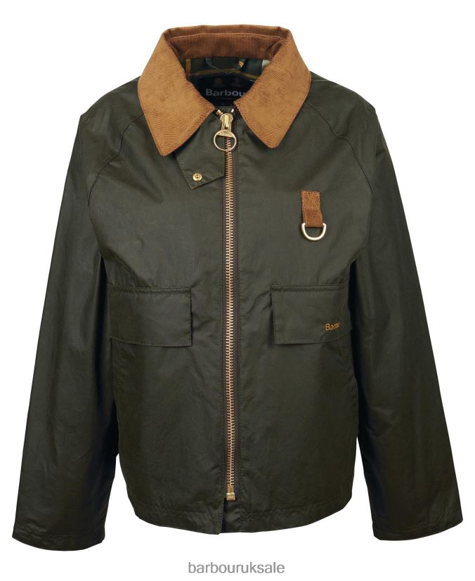 Eddleston Waxed Jacket Barbour Women R08LB61367 Clothing Archive Olive/Ancient