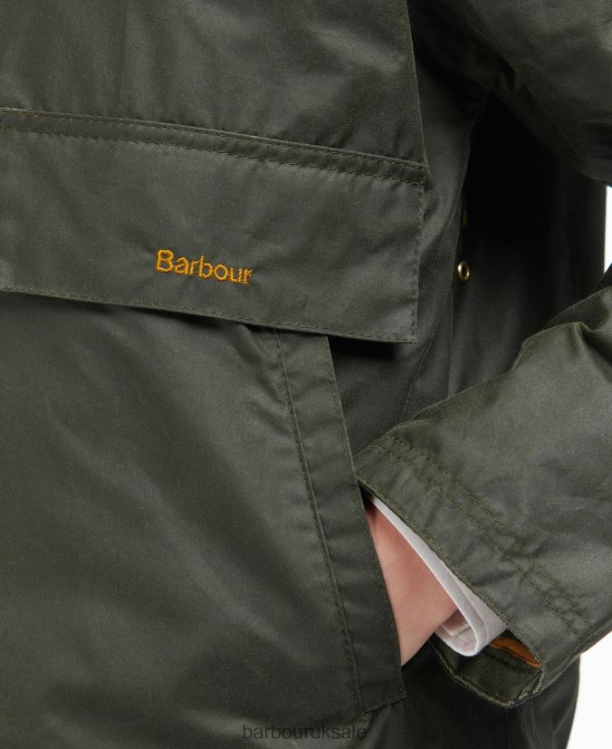 Eddleston Waxed Jacket Barbour Women R08LB61367 Clothing Archive Olive/Ancient