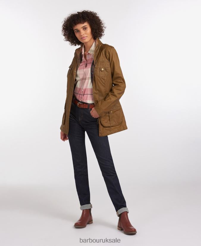 Lightweight Defence Waxed Cotton Jacket Barbour Women R08LB61388 Clothing Royal Navy/Classic