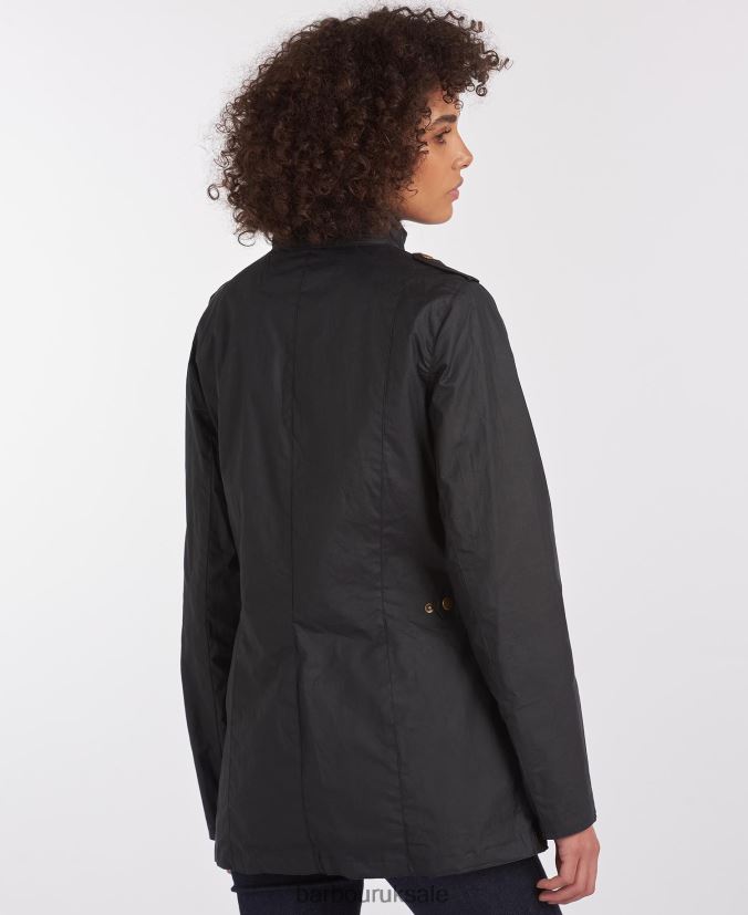 Lightweight Defence Waxed Cotton Jacket Barbour Women R08LB61389 Clothing Royal Navy/Classic