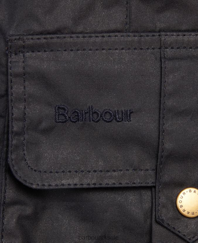 Lightweight Defence Waxed Cotton Jacket Barbour Women R08LB61389 Clothing Royal Navy/Classic