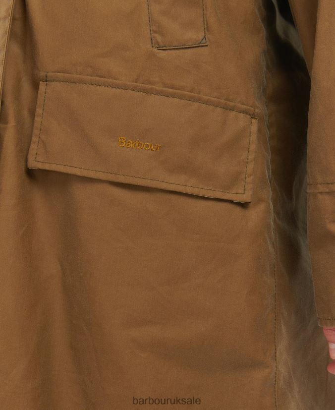 Petiver Wax Jacket Barbour x House of Hackney Women R08LB61382 Clothing Sand/Limerence/Sky