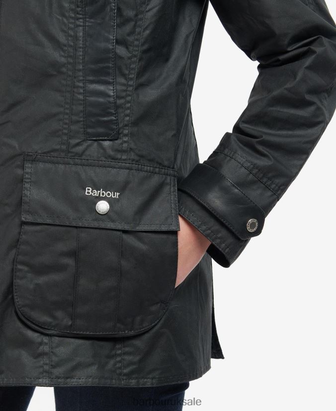 Premium Beadnell Waxed Jacket Barbour Women R08LB61392 Clothing Archive Olive/Ancient
