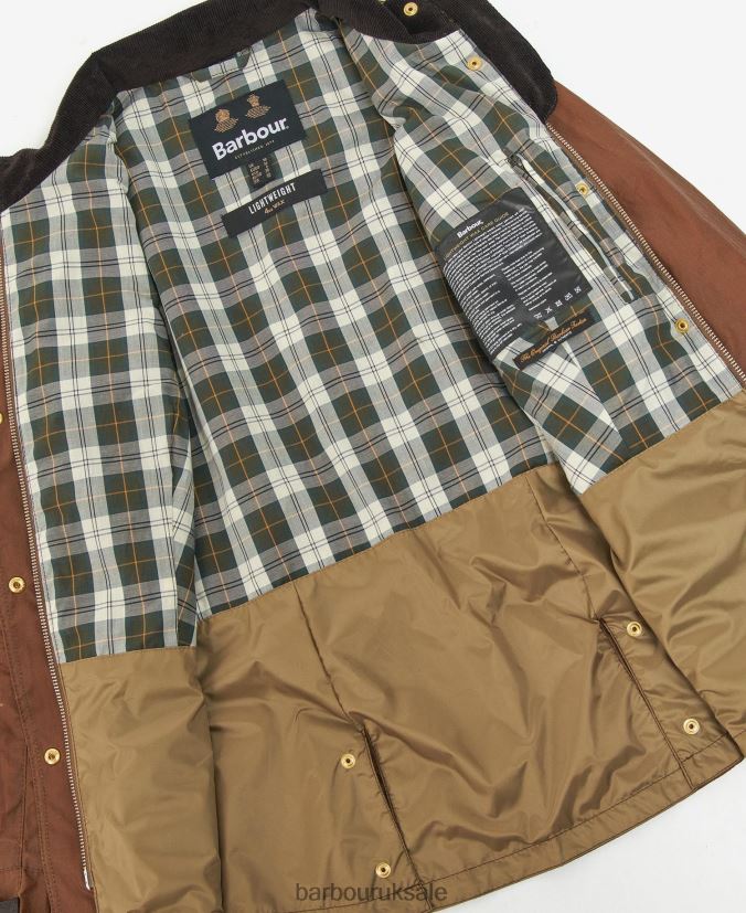 Premium Defence Waxed Jacket Barbour Women R08LB61377 Clothing Archive Olive/Ancient