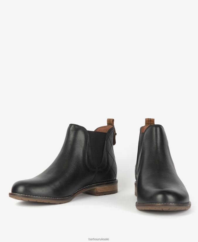 Camelia Diamond-Quilted Chelsea Boots Barbour Women R08LB62089 Footwear Classic Black