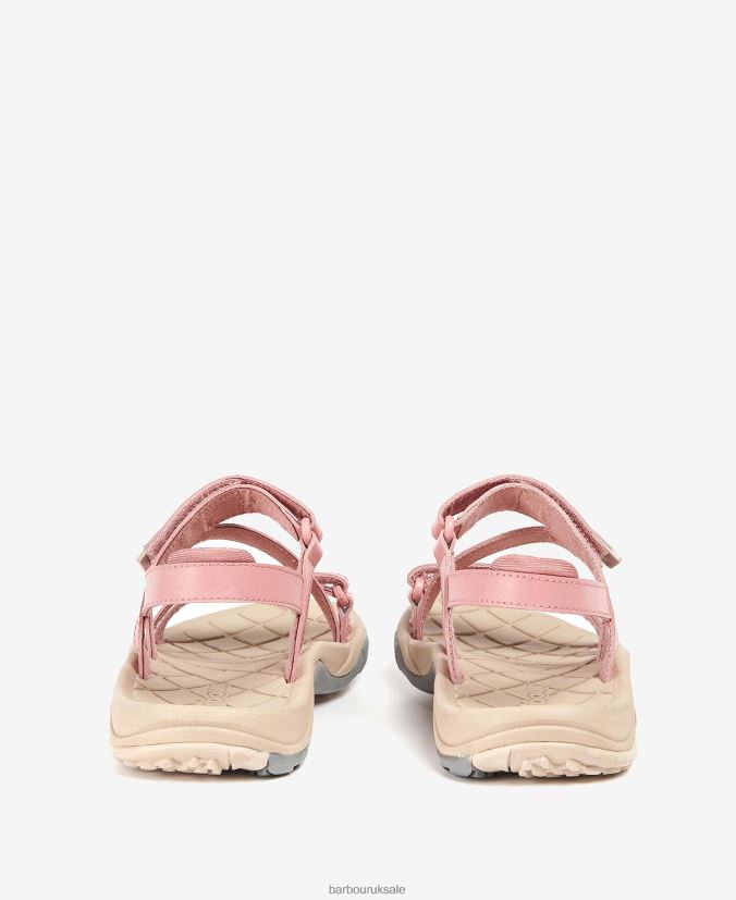 Kenmore Strappy Sports Sandals Barbour Women R08LB62094 Footwear Tan