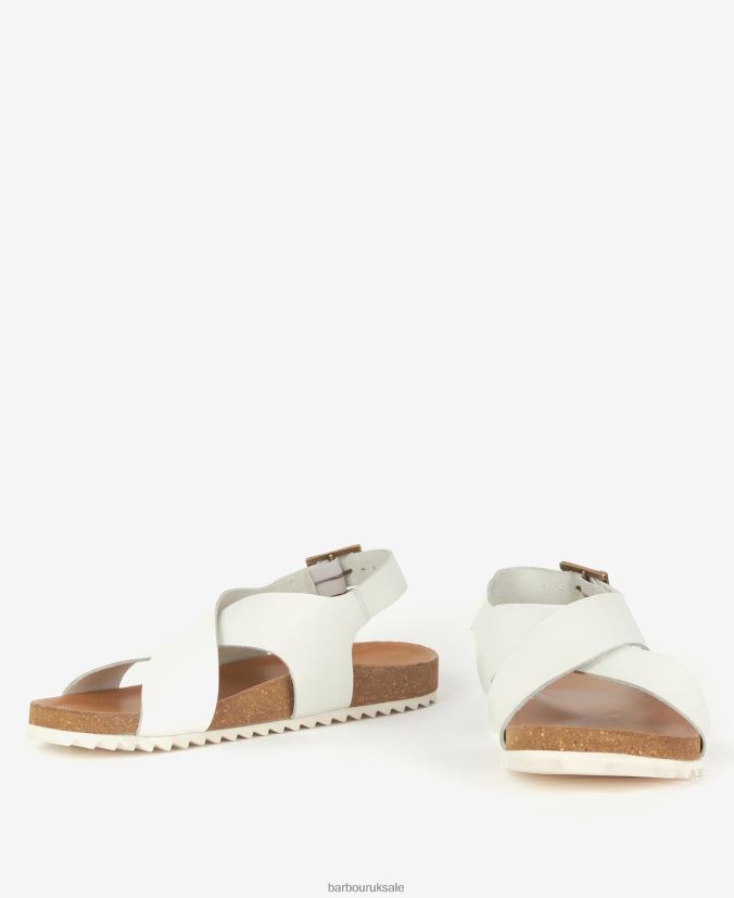 Rochelle Cross-Over Strap Sandals Barbour Women R08LB62092 Footwear Cognac