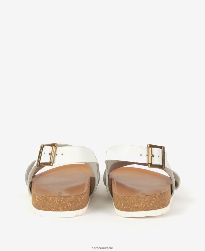 Rochelle Cross-Over Strap Sandals Barbour Women R08LB62092 Footwear Cognac